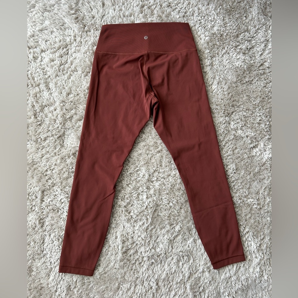 Lululemon Wunder Under High Rise Leggings 25” Ancient Copper Size 8